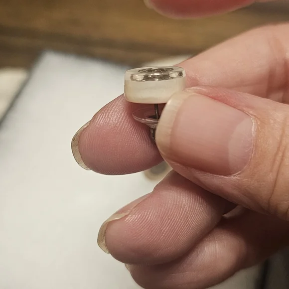 Chanel Coco Mark Resin Earrings - Picture 6 of 6